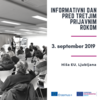 Informativni dan programov E+: MvA in ESE pred 3. prijavnim rokom