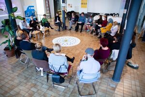 Predstavitev osnutka priporočil za oblikovanje politik za podporo mladinskem delu z mladimi begunci, migranti in prosilci za azil »Becoming part of Europe« Foto: Matej Pušnik