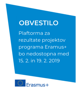Nedostopnost do nadzorne plošče platforme za rezultate projektov Erasmus+