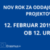 NUJNO OBVESTILO: Prestavitev roka za prijavo projektov v program Erasmus+: Mladi v akciji